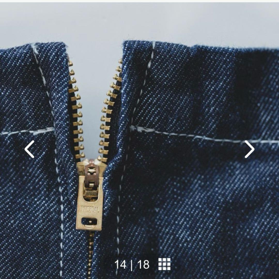 美品　ジョンブル　デニムチューブサロペット　L サイズ　インディゴ