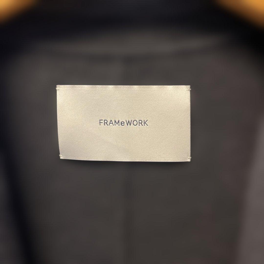 FRAMeWORK 24AW SUPER160sダブルブレストコート　38