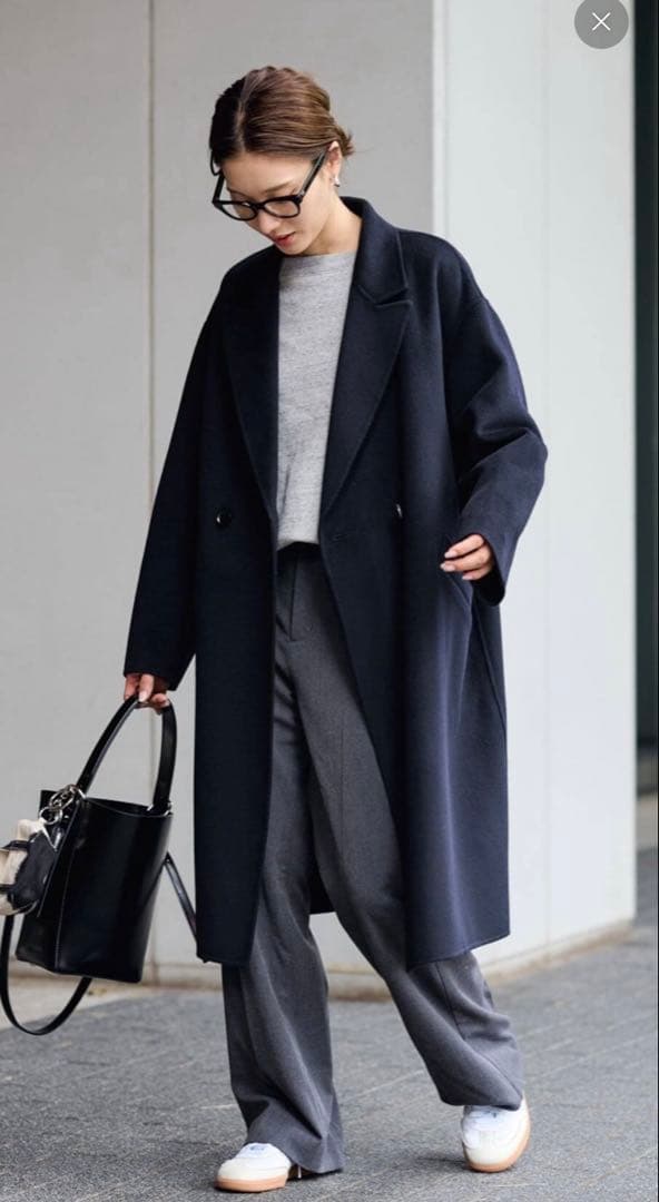 FRAMeWORK 24AW SUPER160sダブルブレストコート　38