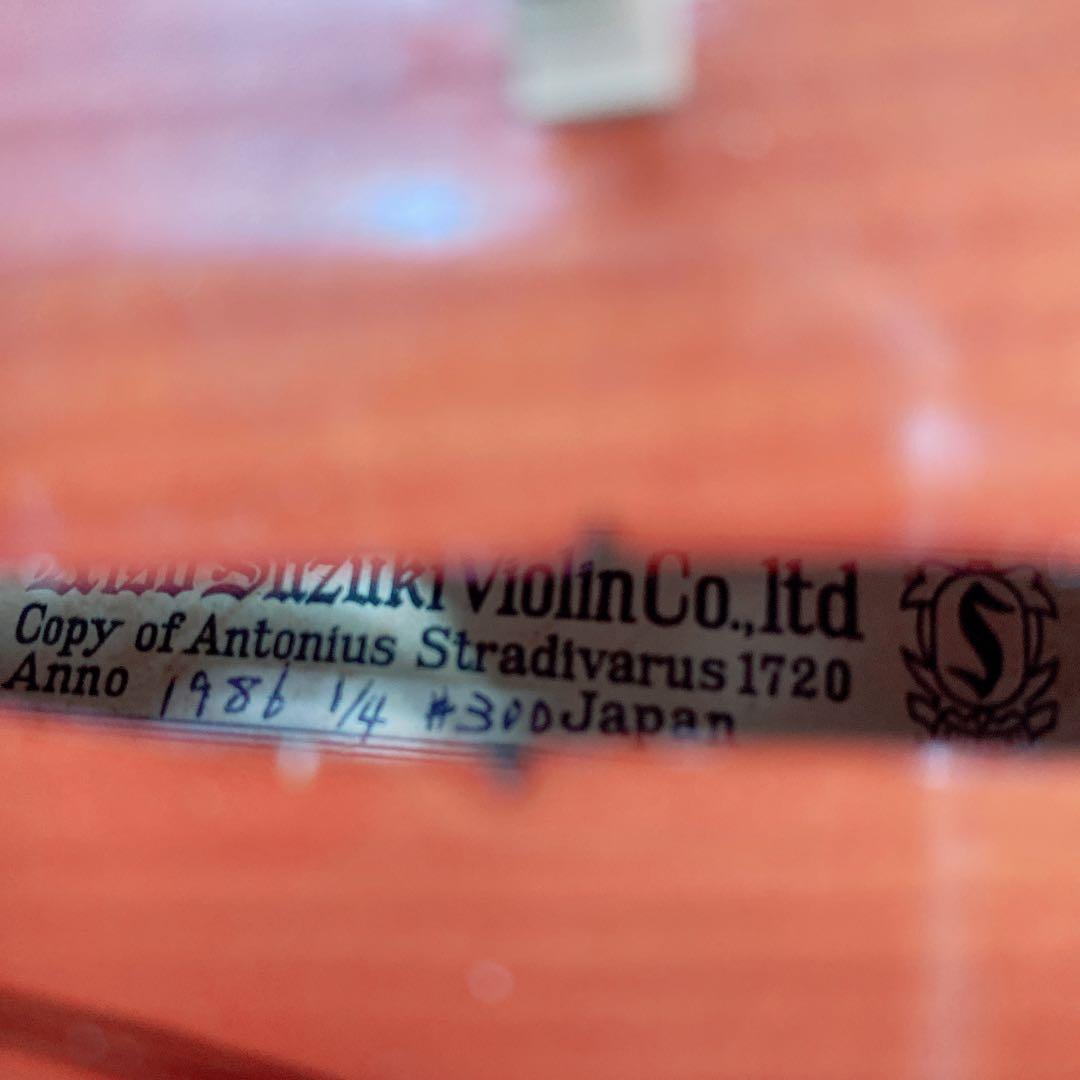 スズキ No.300 バイオリン サイズ1/4 1986年製　N1294