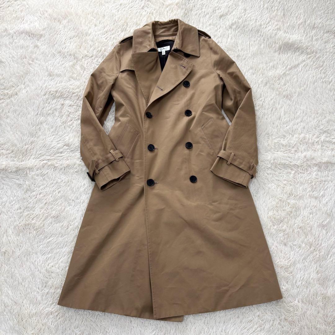 HYKE TRENCH COAT トレンチコート ベルト ボタン完備 ベージュ