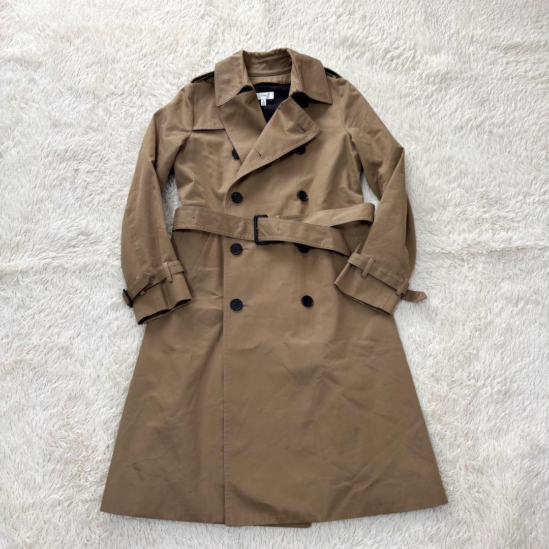 HYKE TRENCH COAT トレンチコート ベルト ボタン完備 ベージュ
