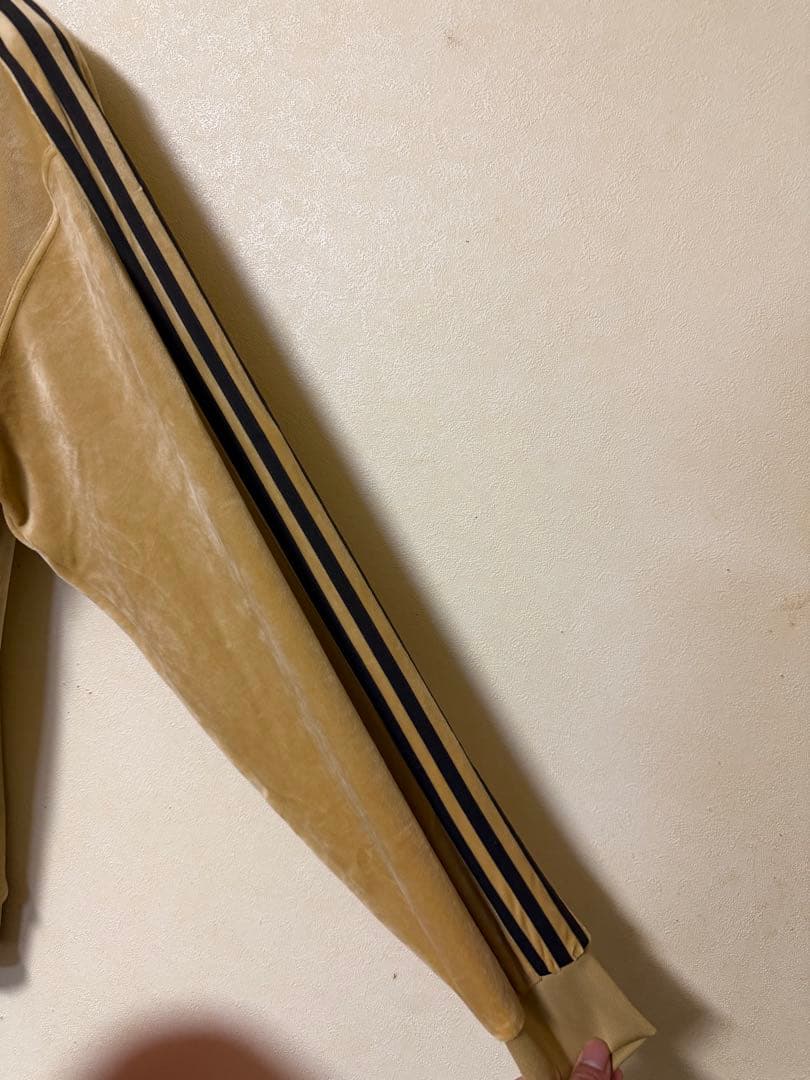 【タグ付き】adidas アディダス ベロアトラックジャケット メンズ M