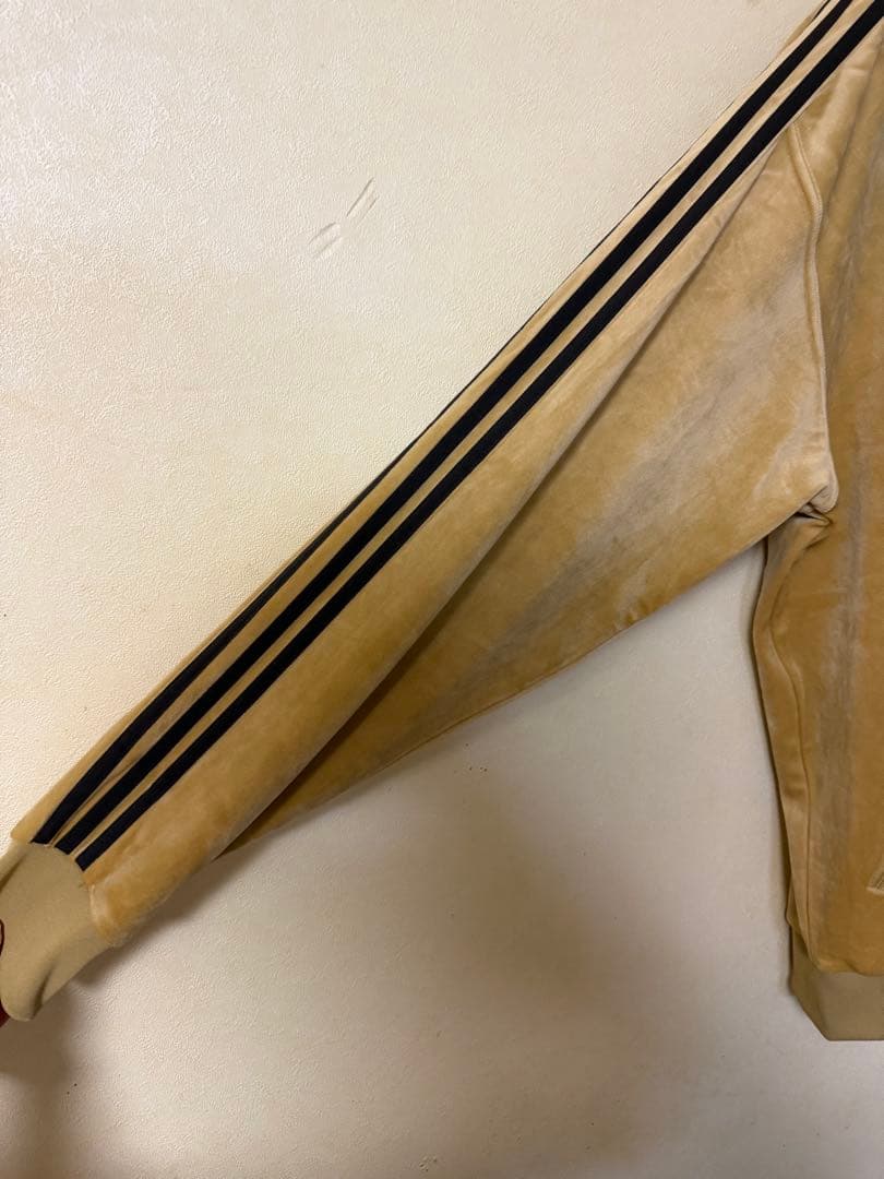 【タグ付き】adidas アディダス ベロアトラックジャケット メンズ M