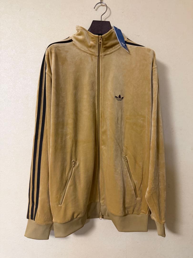 【タグ付き】adidas アディダス ベロアトラックジャケット メンズ M