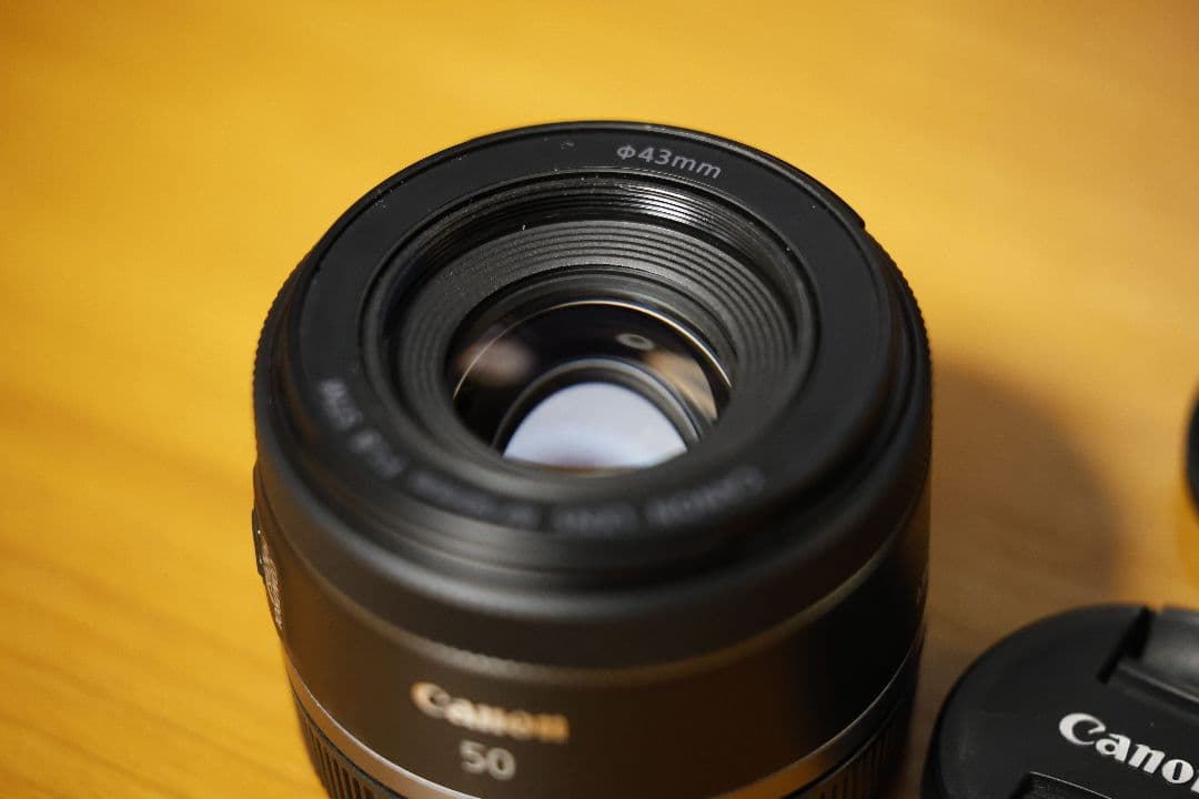 canon 50mm RF f1.8 レンズおまけフード、レンズ保護フィルター