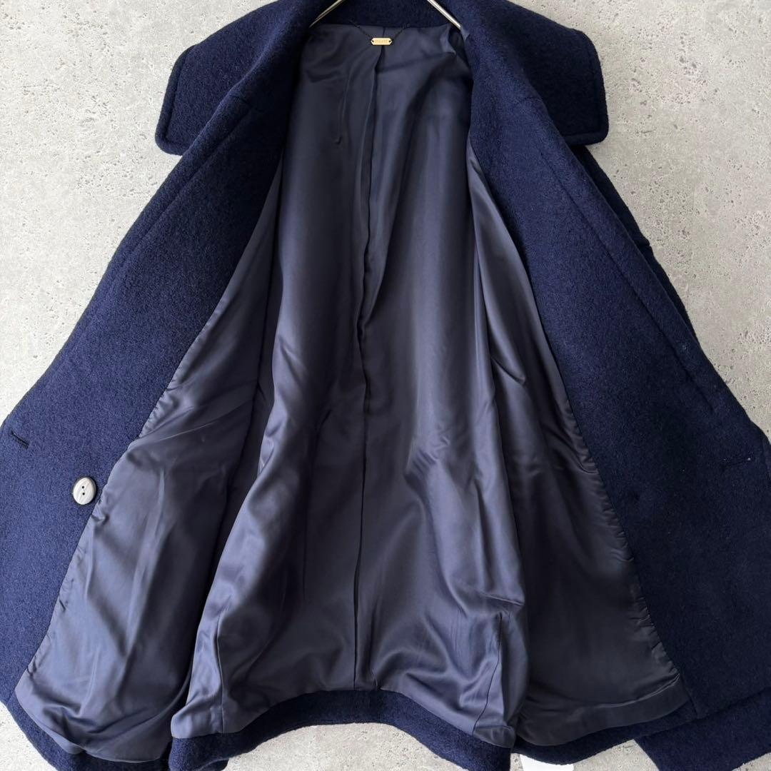 近年✨コラージュガリャルダガランテ　圧縮ウールコート　ネイビー