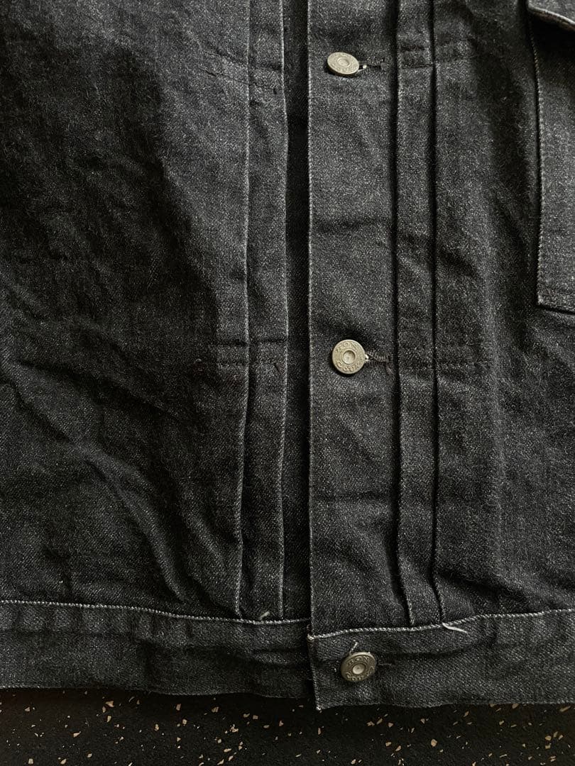 boncoura 9周年　ブラックデニムジャケット　1st