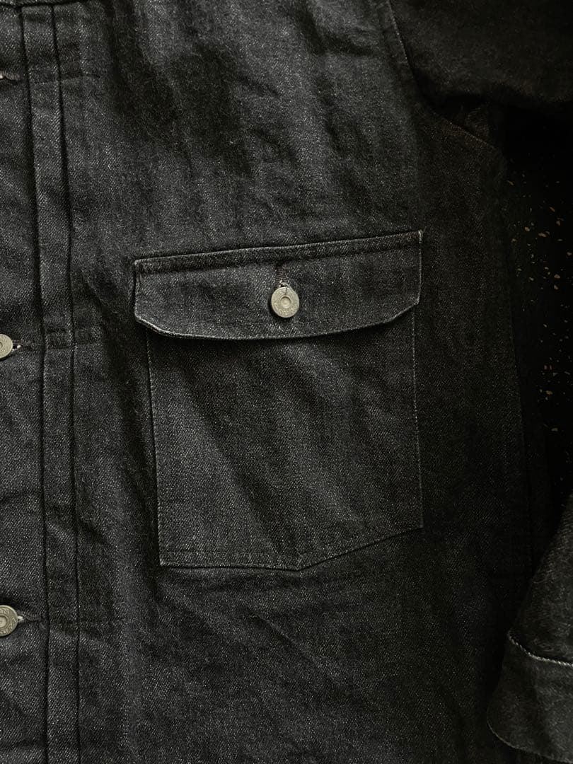 boncoura 9周年　ブラックデニムジャケット　1st