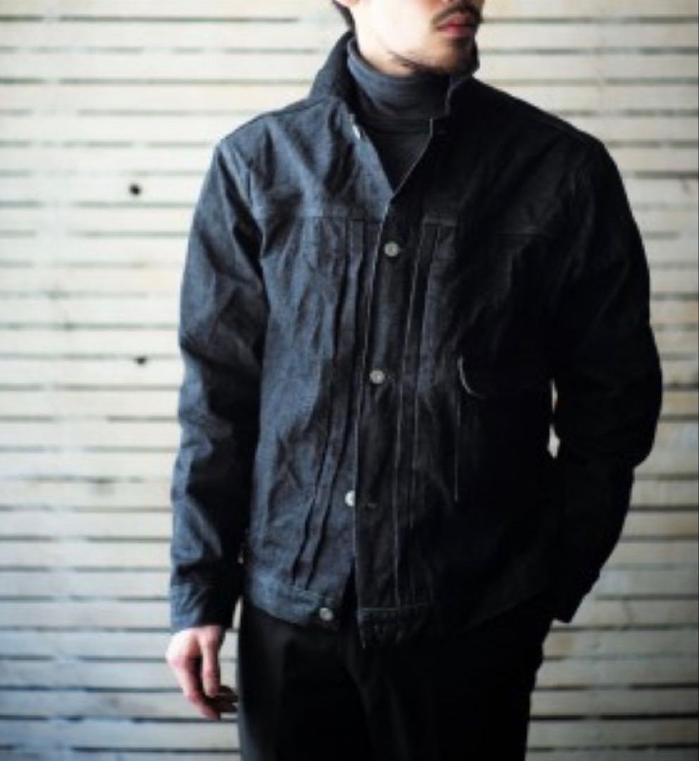 boncoura 9周年　ブラックデニムジャケット　1st