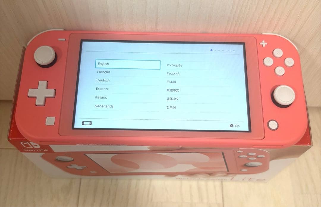 【美品】Nintendo Switch Lite ライト コーラルピンク 本体