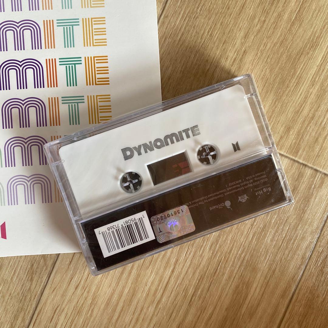BTS レコード　カセットテープ　dynamite
