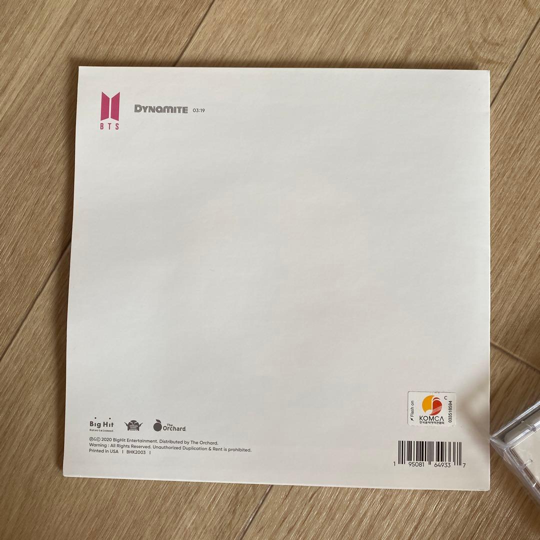 BTS レコード　カセットテープ　dynamite