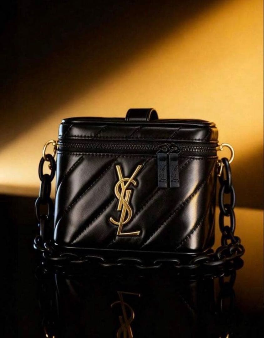 【未使用】イヴサンローラン ノベルティヴァニティポーチ/ショルダーバッグ YSL