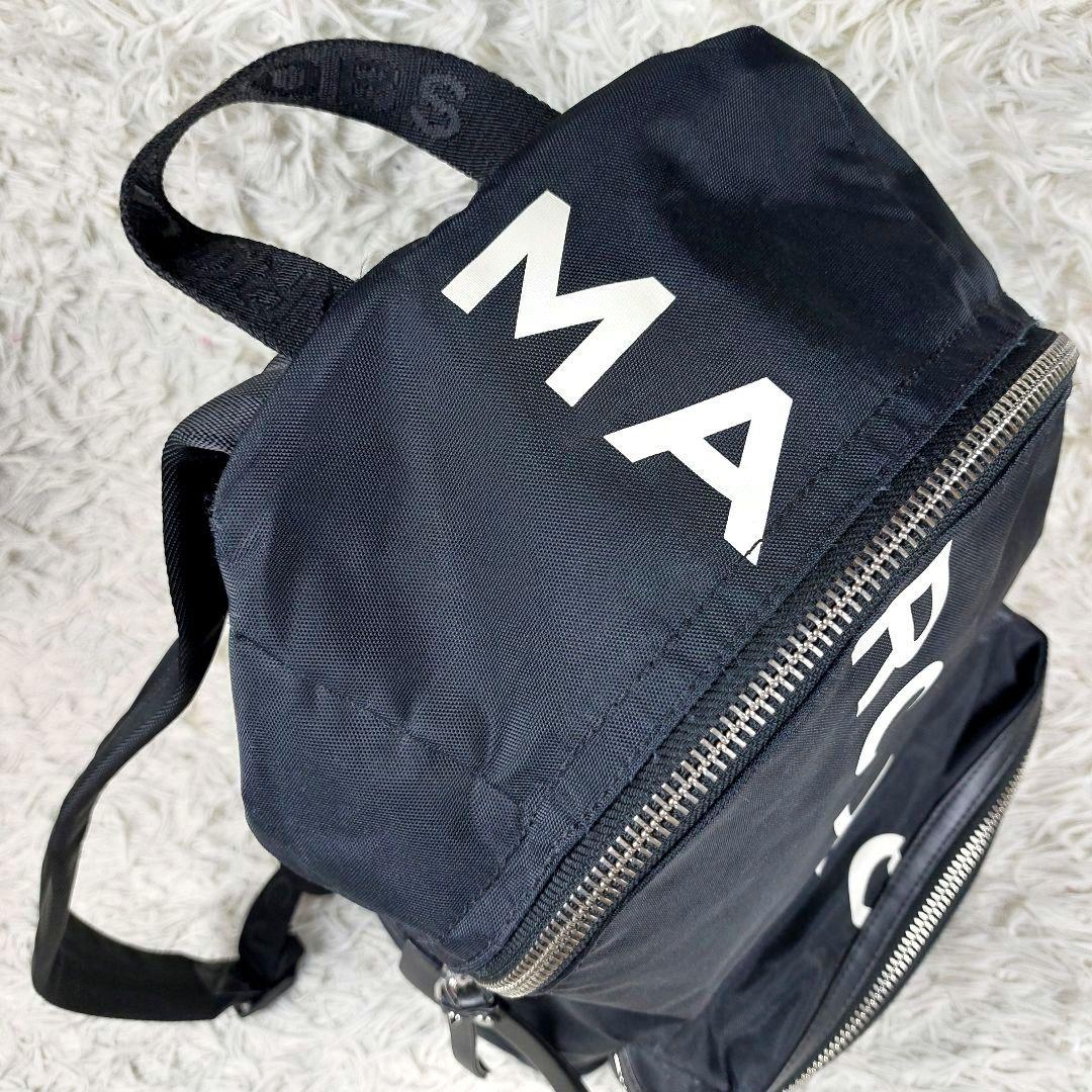 MARCJACOBS サスペリア デカロゴリュックサック バックパック ブラック