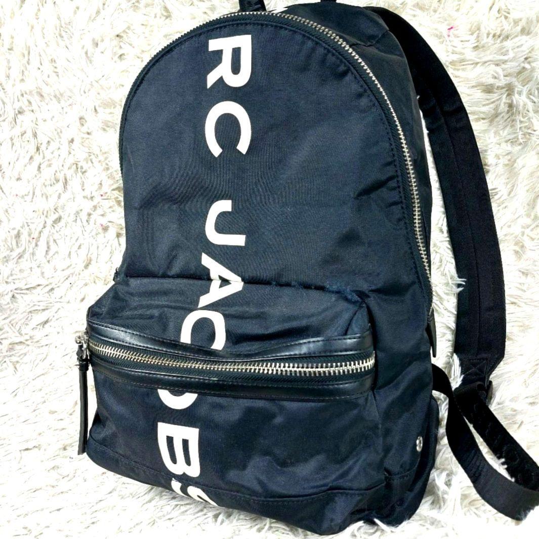 MARCJACOBS サスペリア デカロゴリュックサック バックパック ブラック