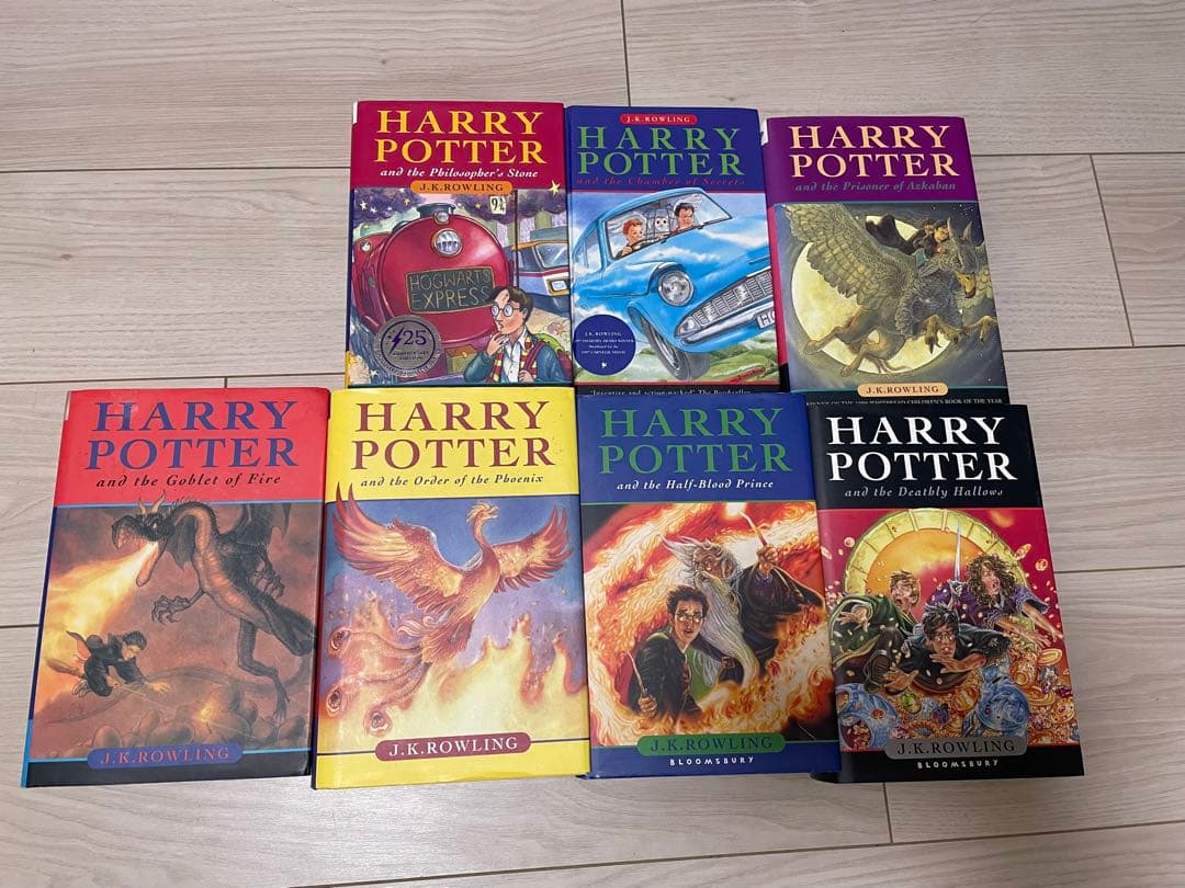 ハリー・ポッターシリーズ ハードカバー　全7巻 英語版