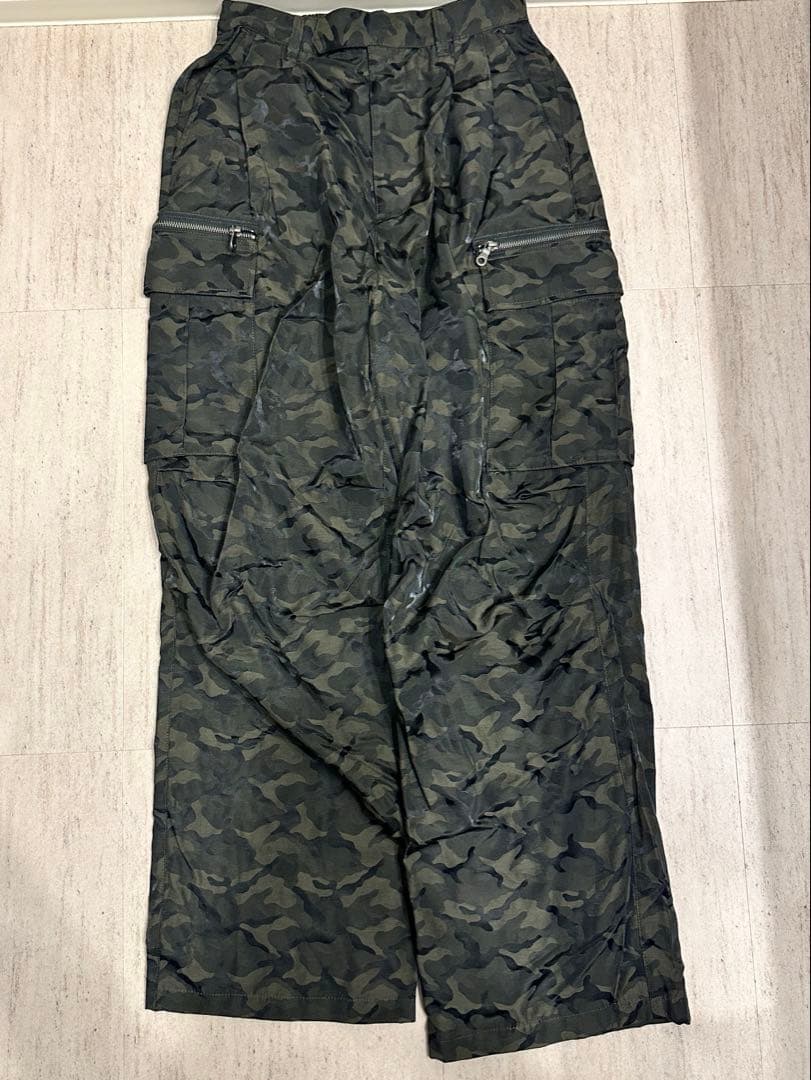 迷彩ワイドパンツ　juha