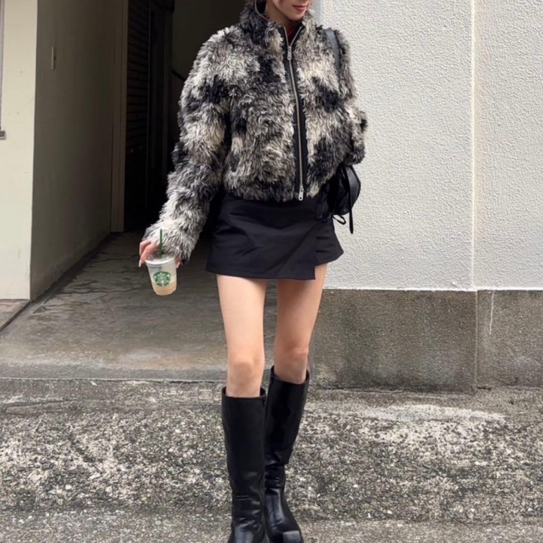 SLY カールド ボア ブルゾン