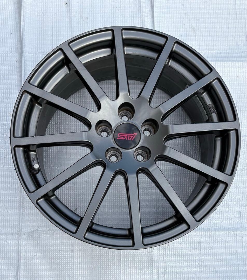 SUBARU STI 純正OP 17インチ7.5J+48 ガンメタホイール②