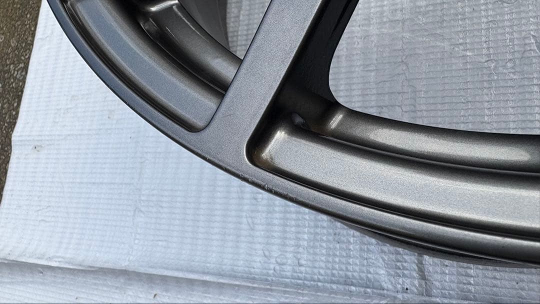 SUBARU STI 純正OP 17インチ7.5J+48 ガンメタホイール②