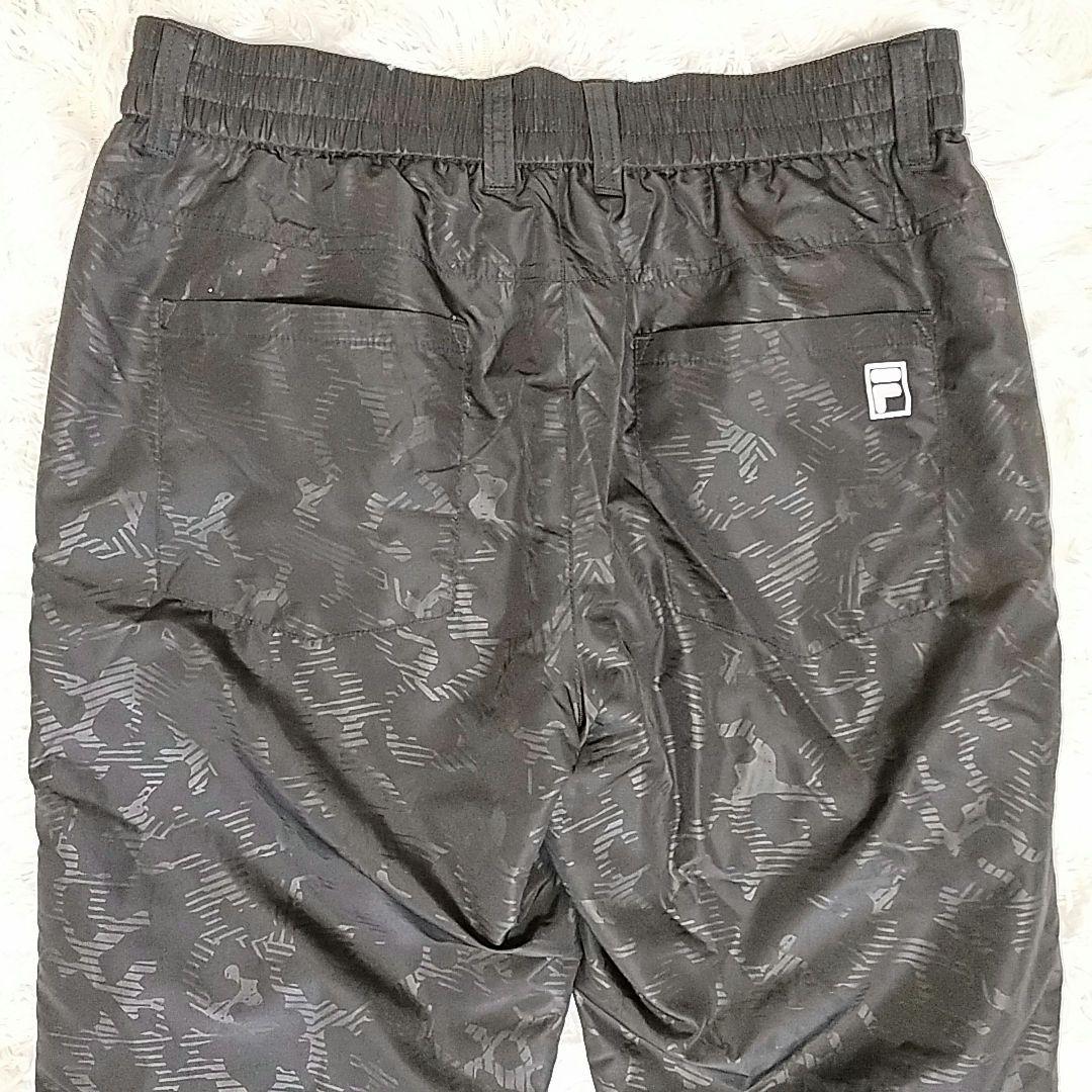 【FILA GOLF】ウインドブレイカー セットアップ ブラック サイズM