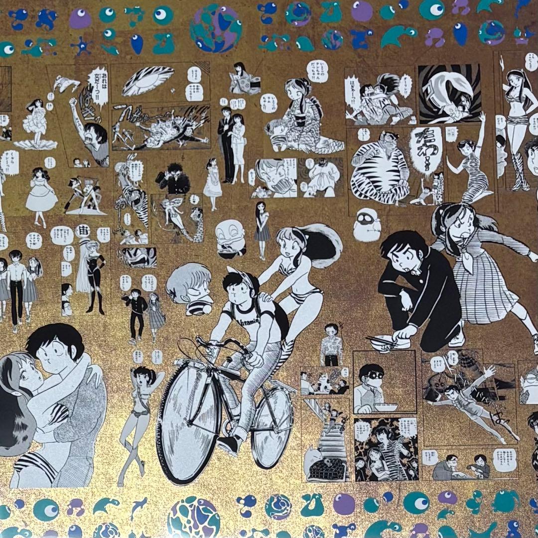 EXPO2025 大阪万博　うる星やつら　高橋留美子　特殊加工印刷　ポスター　金