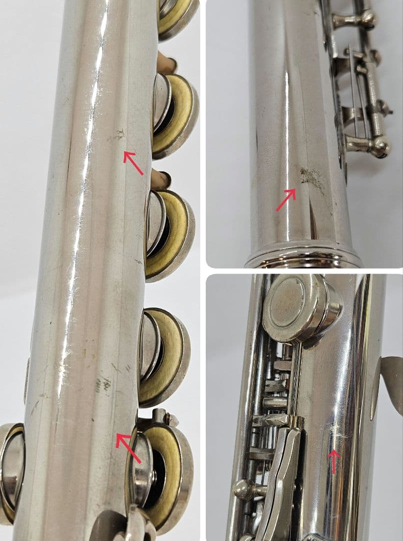 訳あり　YAMAHA　ヤマハ　フルート　221Ⅱ　312117　管楽器