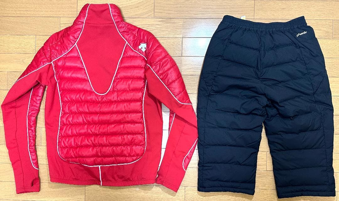 DESCENTEインナージャケット & Phenixインナーハーフパンツ M