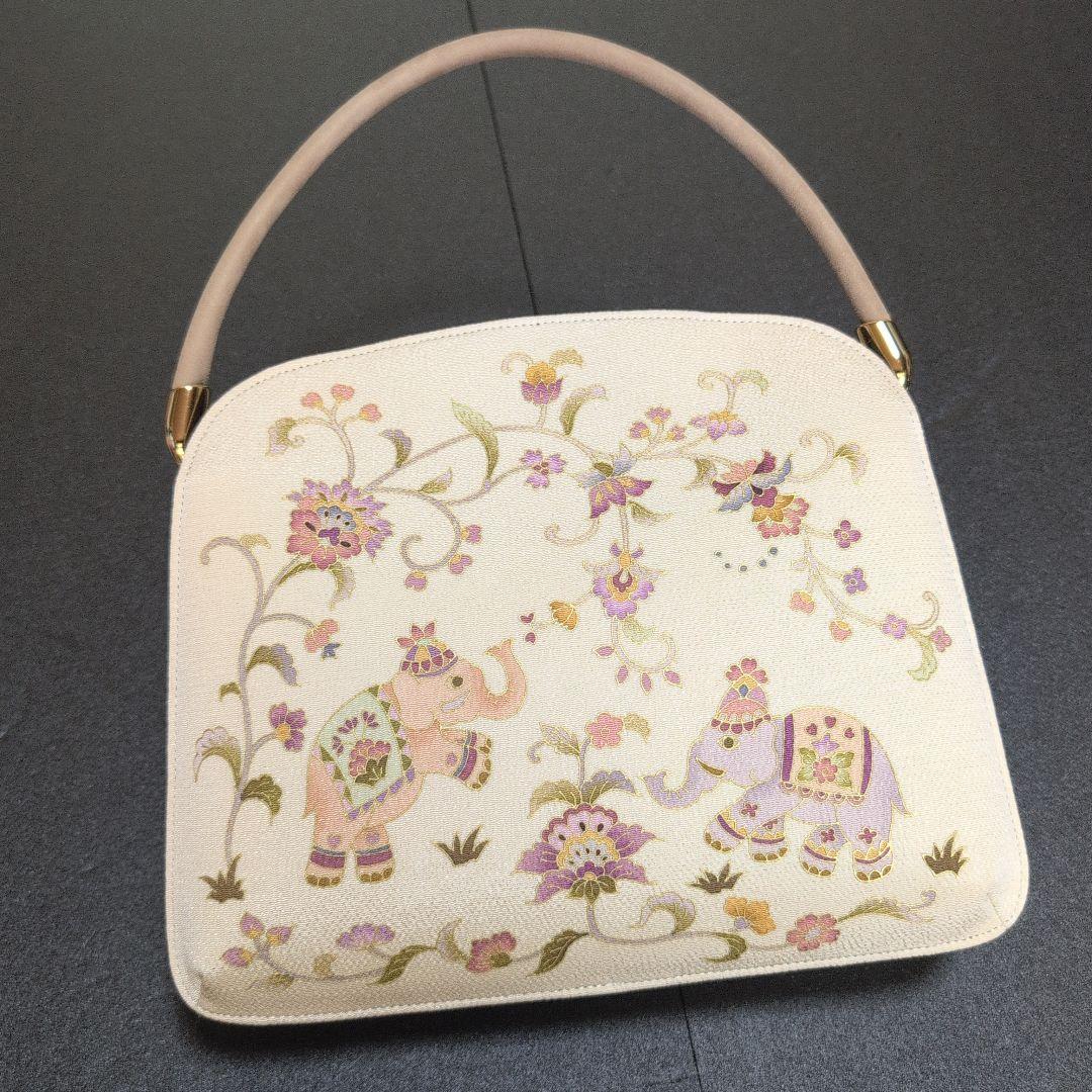 y*a様 OKAJIMA 岡島　和装バッグ　絹100%　京都岡重　皇室御用達　未