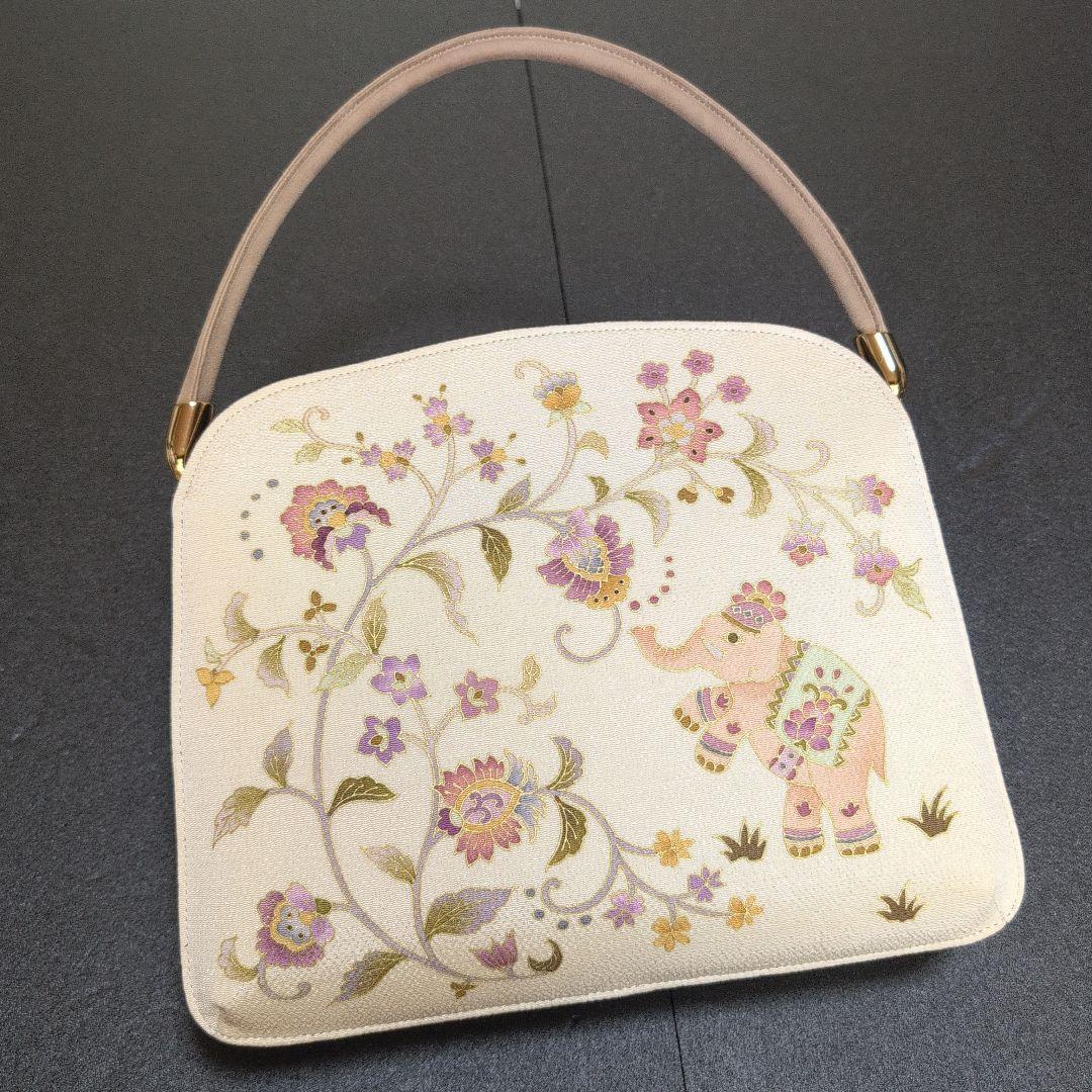 y*a様 OKAJIMA 岡島　和装バッグ　絹100%　京都岡重　皇室御用達　未