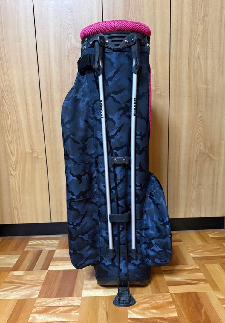 Admiral GOLF NETWORKコラボ 迷彩柄スタンドキャディバッグ