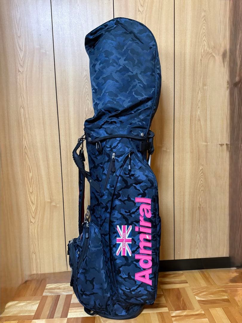 Admiral GOLF NETWORKコラボ 迷彩柄スタンドキャディバッグ
