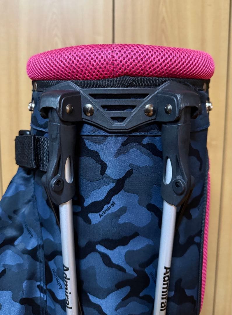 Admiral GOLF NETWORKコラボ 迷彩柄スタンドキャディバッグ