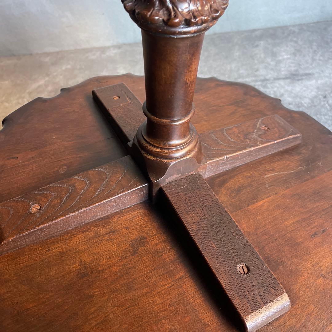 オールドビンテージ　イギリス ワインテーブル　サイドテーブル