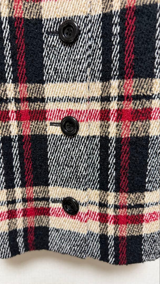 美品 ブルーレーベルクレストブリッジ ジャンパースカート チェック 38