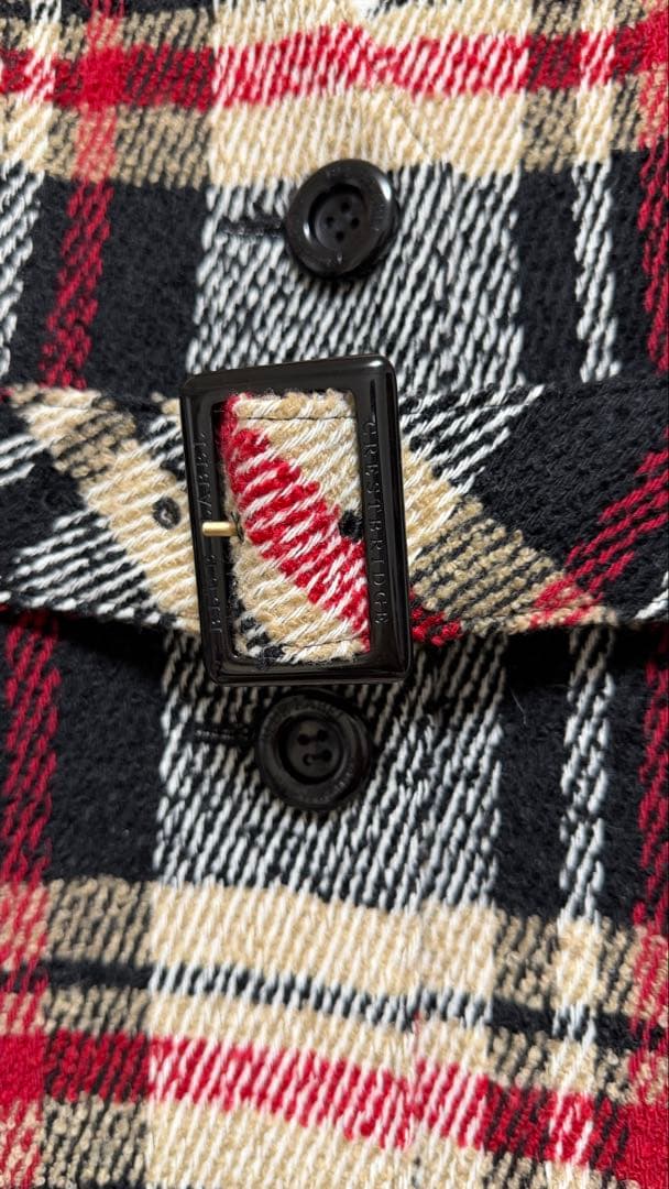 美品 ブルーレーベルクレストブリッジ ジャンパースカート チェック 38