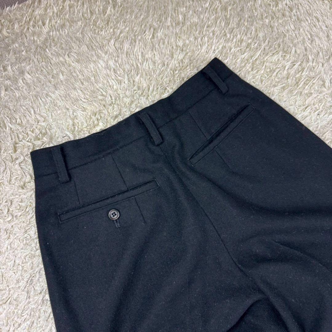 80s コムデギャルソン バルーンパンツ ツータック ウール 黒 archive