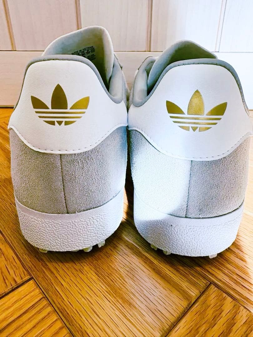 【超美品】【1ラウンド使用】アディダス　カゼルゴルフシューズ　メンズ29.5cm