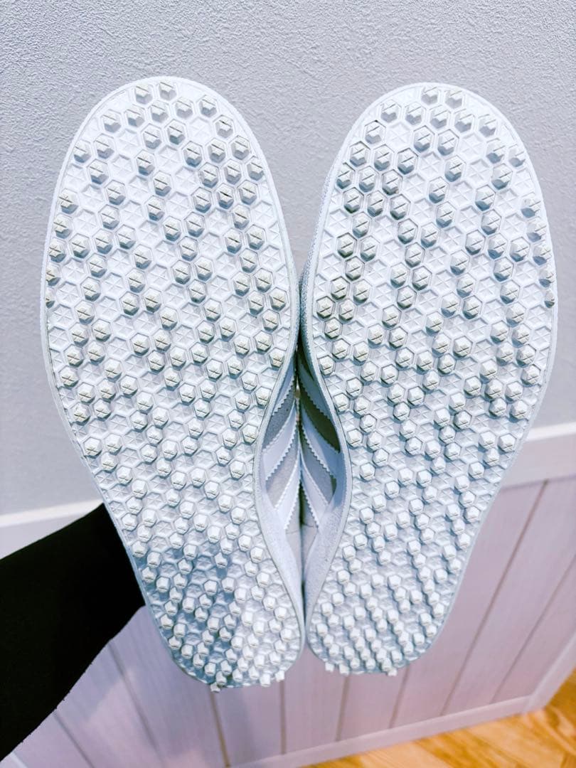 【超美品】【1ラウンド使用】アディダス　カゼルゴルフシューズ　メンズ29.5cm