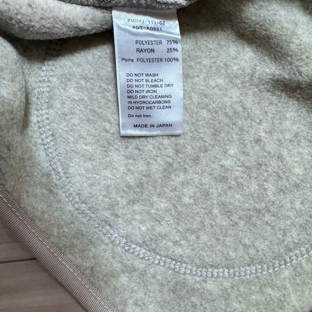 未使用品DANTON(ダントン)フリース カラーレスベスト レディース38