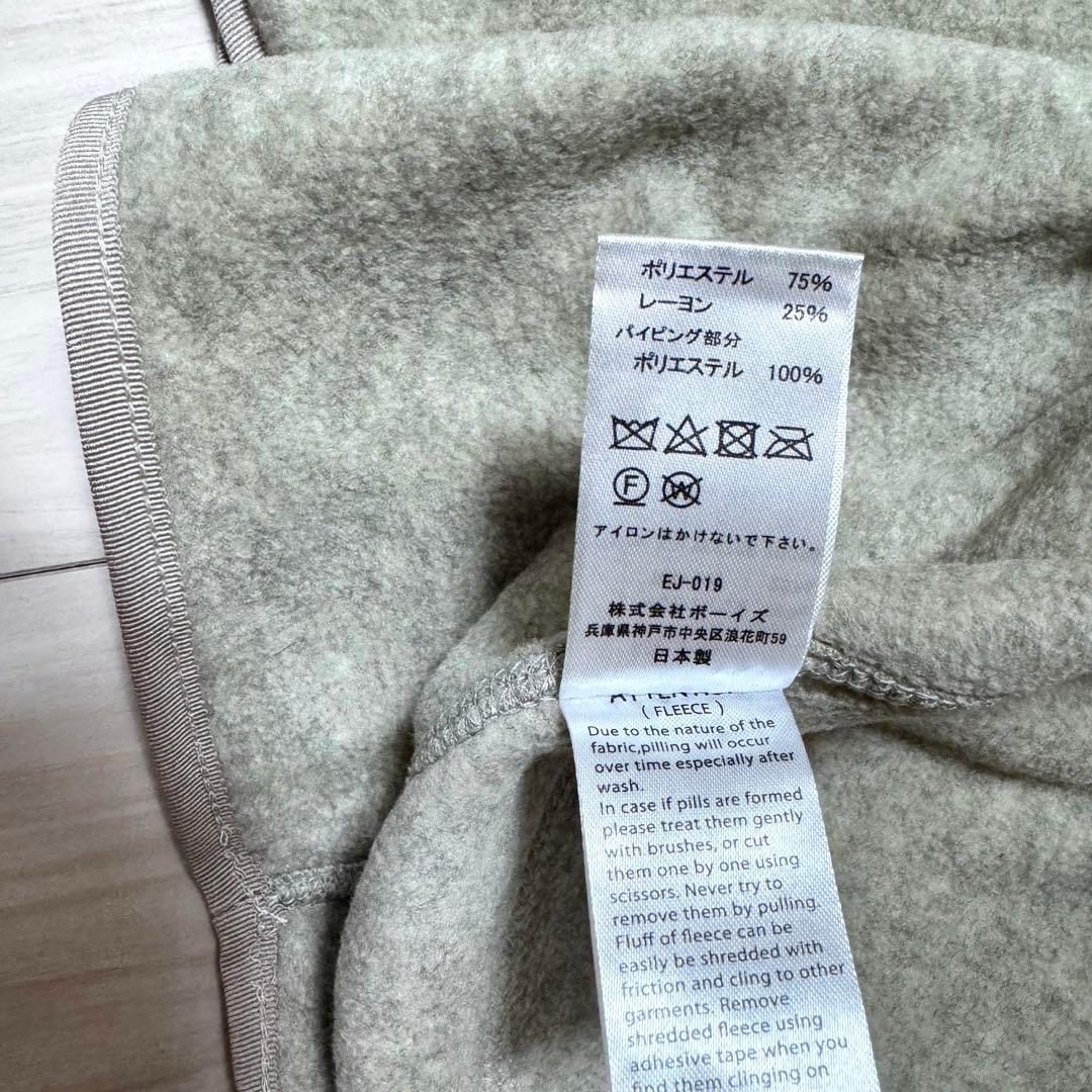 未使用品DANTON(ダントン)フリース カラーレスベスト レディース38