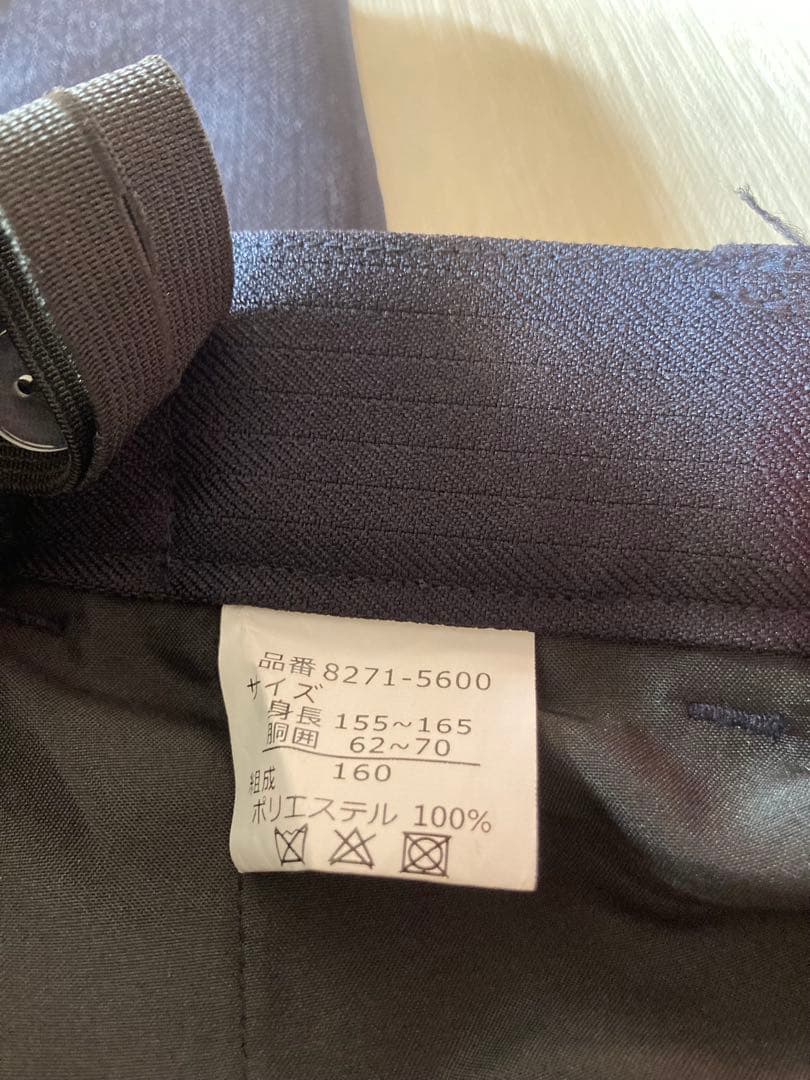 【使用回数３回】ショパン　男の子　160センチ　スーツセット　ネイビー　卒業式