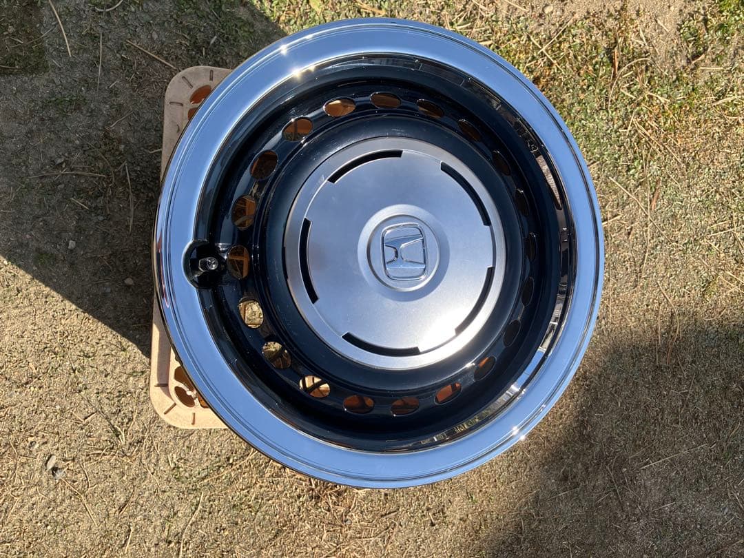 NBOX JOYターボ　ホイール４本セット　センターキャップリムリング