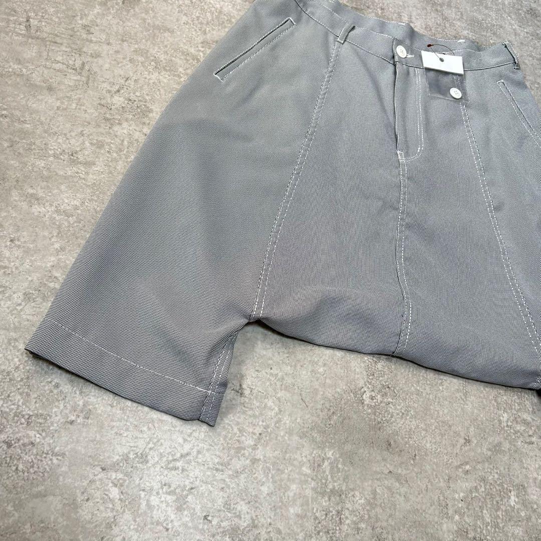 ブラック コムデギャルソン サルエルパンツ チェック 千鳥孔子