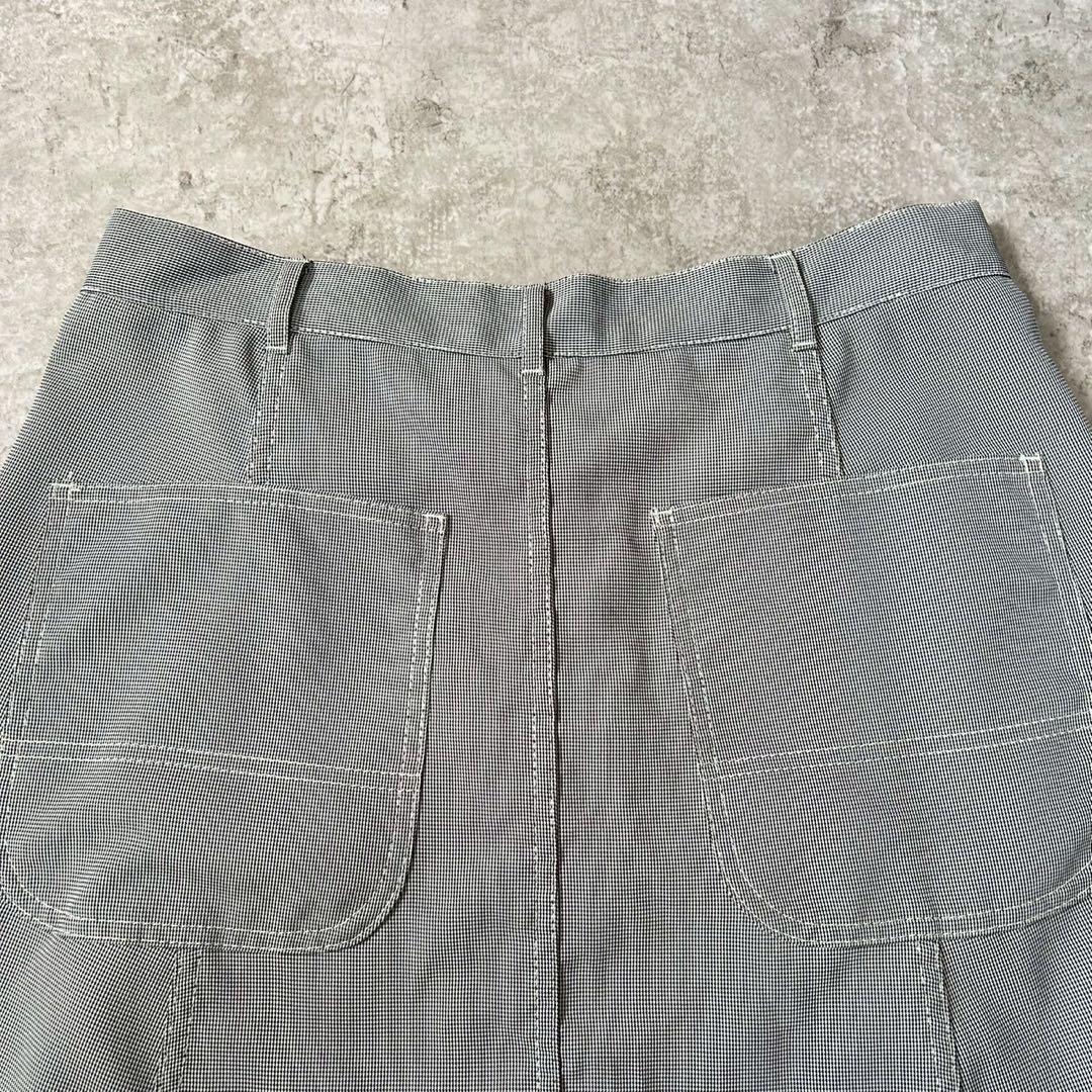 ブラック コムデギャルソン サルエルパンツ チェック 千鳥孔子