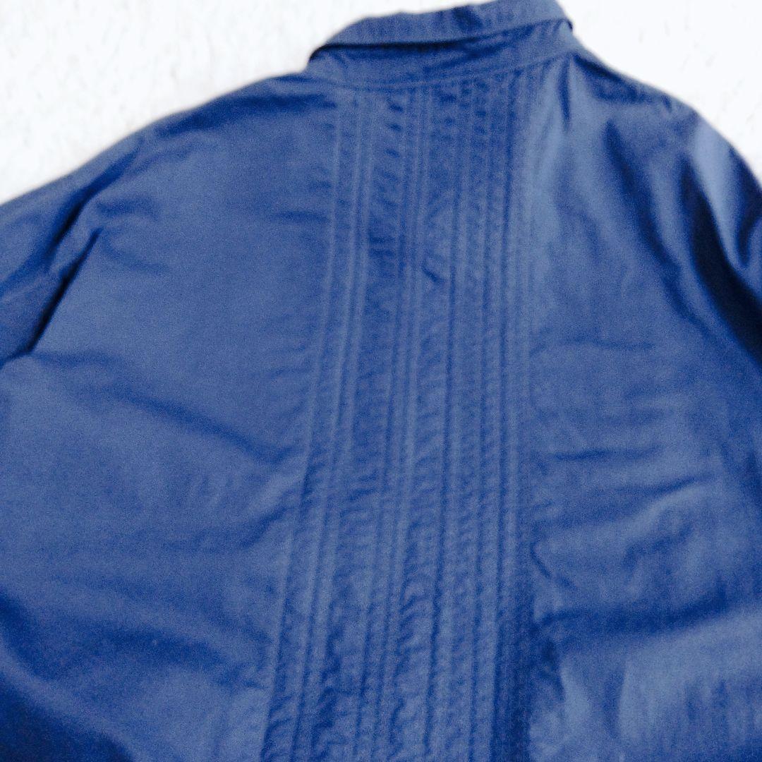 ヤッコマリカルド　シャツワンピース　ピンタック　ロング丈　半袖