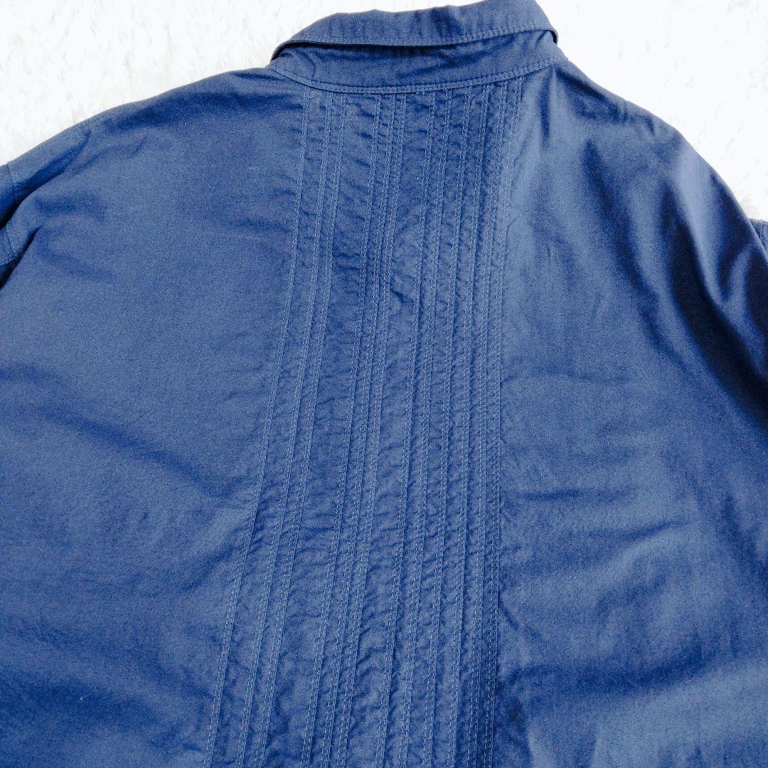 ヤッコマリカルド　シャツワンピース　ピンタック　ロング丈　半袖