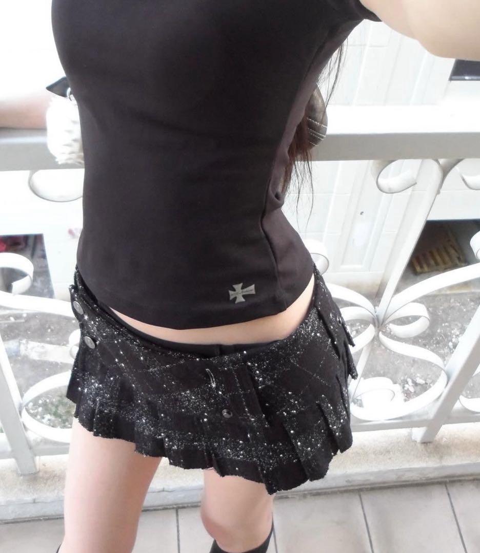 [新品] bonnae micro pleats skirt (サイズ３)