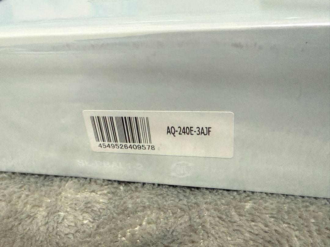 新品未開封】カシオ AQ-240E-3AJF 希少ブルーグリーン 国内正規品